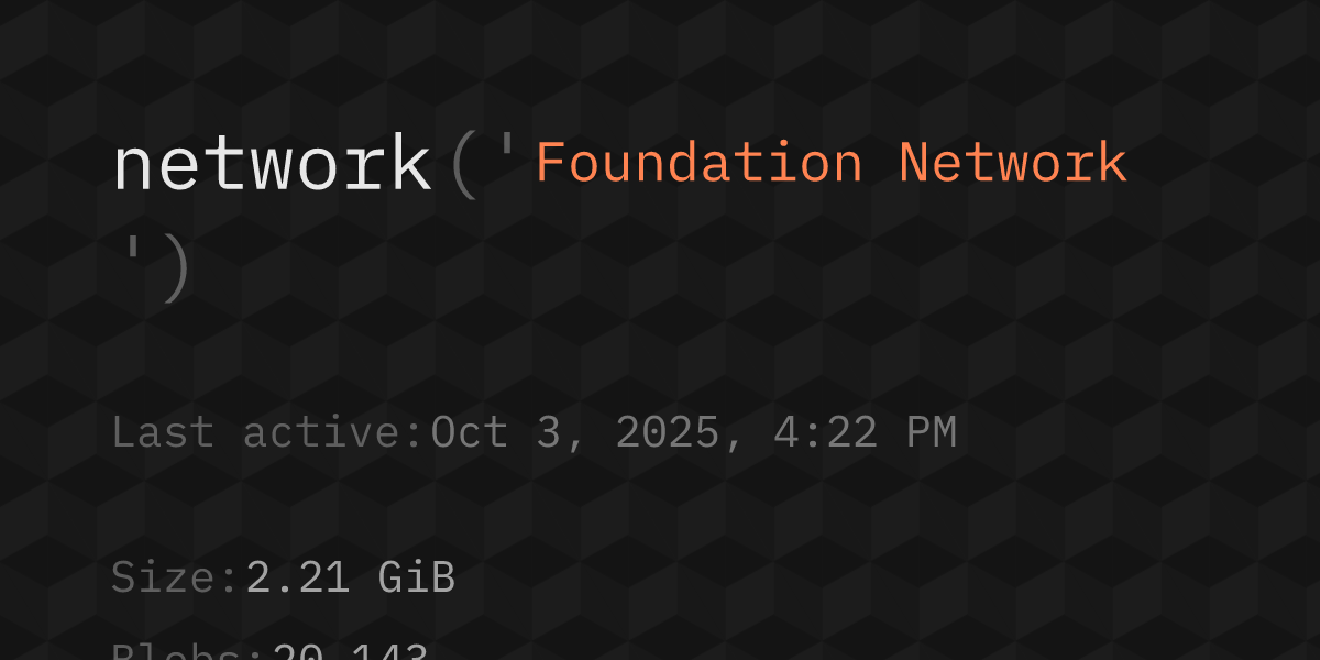 Network Foundation Network Celenium